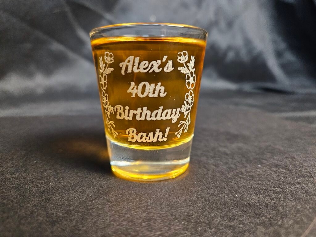 Custom shot glass set